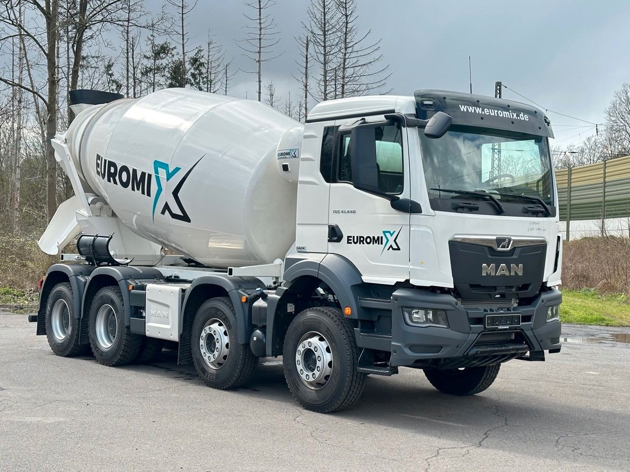 Betonmixer MAN TGS 41.440 8x4 WECHSELSYSTEM KIPPER+MISCHER: 25 kép.
