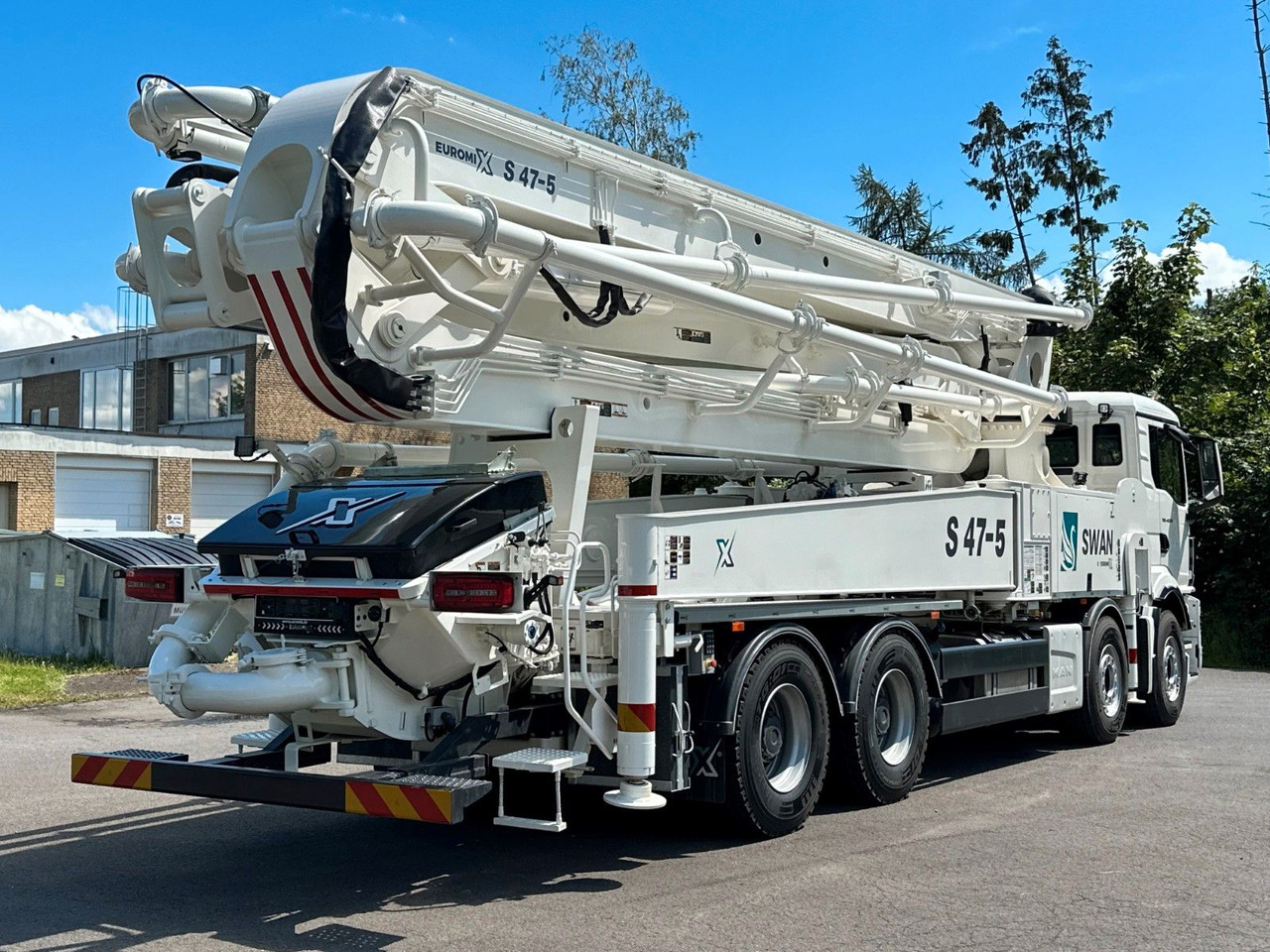 MAN TGS 41.520 8x4 SWAN TSP 47-5 160RZ ( 47m ) - Betonpumpa: 5 kép. MAN TGS 41.520 8x4 SWAN TSP 47-5 160RZ ( 47m ) - Betonpumpa: 5 kép.
