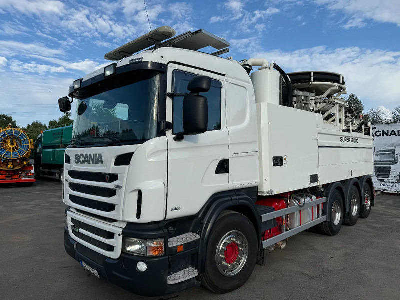 Scania R480 8x4, Combi W&R Super 2000 + Recycler, Euro 6, 2013 - Szippantós autó: 2 kép. Scania R480 8x4, Combi W&R Super 2000 + Recycler, Euro 6, 2013 - Szippantós autó: 2 kép.