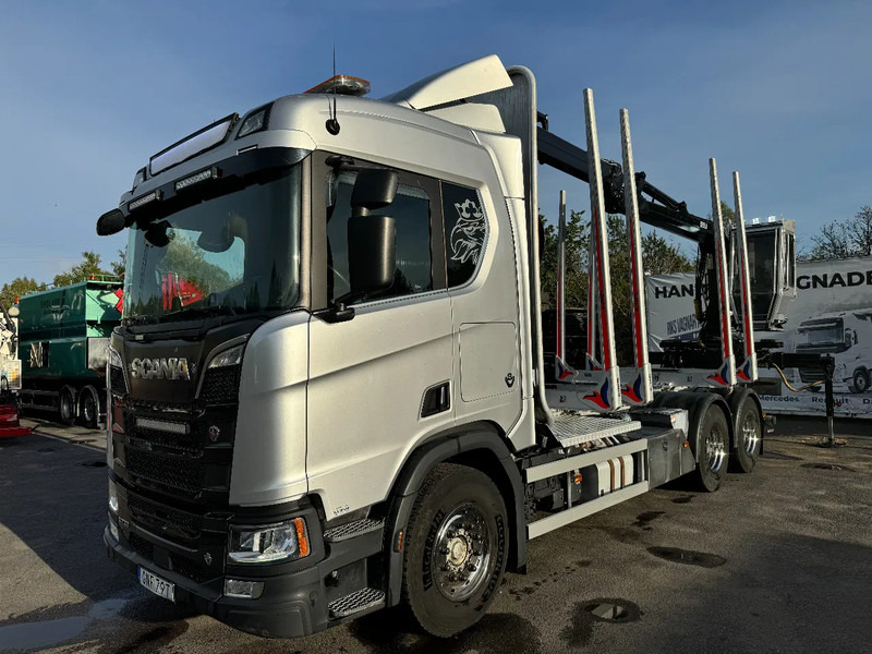 Scania R730 V8 6X4, Retarder,Timber-truck + Kesla, 2020 - Rönkszállító teherautó, Darus autó: 3 kép. Scania R730 V8 6X4, Retarder,Timber-truck + Kesla, 2020 - Rönkszállító teherautó, Darus autó: 3 kép.