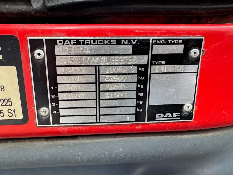 Dobozos felépítményű teherautó DAF LF 55.220 **MANUAL GEARBOX-EURO 4**: 18 kép.