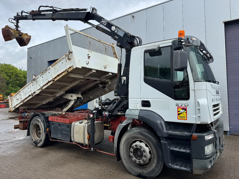 Iveco Stralis 270 **TIPPER+CRANE+ROTATOR+GRABBER** - Billenőplatós teherautó, Darus autó: 1 kép. Iveco Stralis 270 **TIPPER+CRANE+ROTATOR+GRABBER** - Billenőplatós teherautó, Darus autó: 1 kép.