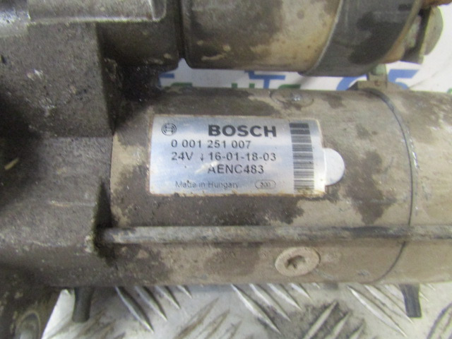 DAF LF 220 STARTER MOTOR BOSCH P/NO 0-001 251 007 - Elektromos rendszer - Teherautó: 2 kép. DAF LF 220 STARTER MOTOR BOSCH P/NO 0-001 251 007 - Elektromos rendszer - Teherautó: 2 kép.