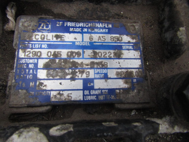 DAF LF 55 ZF 6AS 850 GEARBOX COMPLETE - Sebességváltó - Teherautó: 1 kép. DAF LF 55 ZF 6AS 850 GEARBOX COMPLETE - Sebességváltó - Teherautó: 1 kép.