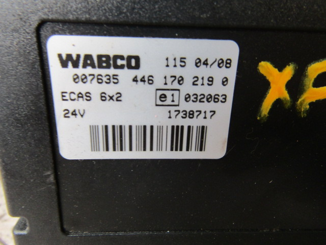 DAF XF 105 WABCO ECAS 6X2 ECU P/NO 4461702190 - ECU - Teherautó: 2 kép. DAF XF 105 WABCO ECAS 6X2 ECU P/NO 4461702190 - ECU - Teherautó: 2 kép.