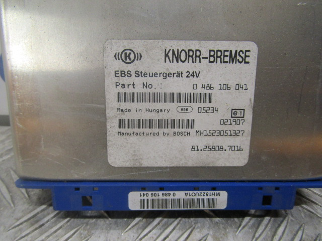 MAN TGA / TGS / TGX EBS ECU 81.25808.7016 - ECU - Teherautó: 2 kép. MAN TGA / TGS / TGX EBS ECU 81.25808.7016 - ECU - Teherautó: 2 kép.