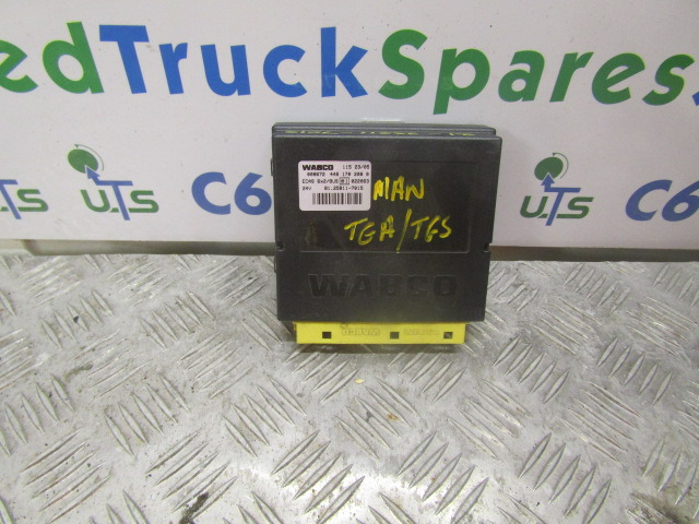 MAN TGS ECAS ECU WABCO P/NO 446 170 2080 MAN P/NO 81.25811.7015 - ECU - Teherautó: 1 kép. MAN TGS ECAS ECU WABCO P/NO 446 170 2080 MAN P/NO 81.25811.7015 - ECU - Teherautó: 1 kép.