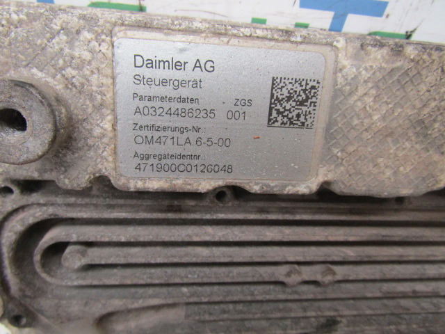 MERCEDES ACTROS MP4 OM471-6 ENGINE ECU P/NO A032 448 6235/001 - ECU - Teherautó: 1 kép. MERCEDES ACTROS MP4 OM471-6 ENGINE ECU P/NO A032 448 6235/001 - ECU - Teherautó: 1 kép.