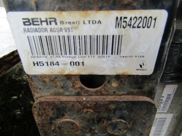 RENAULT MIDLUM DXI 180 RADIATOR P/NO M5422001 - Radiátor - Teherautó: 2 kép. RENAULT MIDLUM DXI 180 RADIATOR P/NO M5422001 - Radiátor - Teherautó: 2 kép.