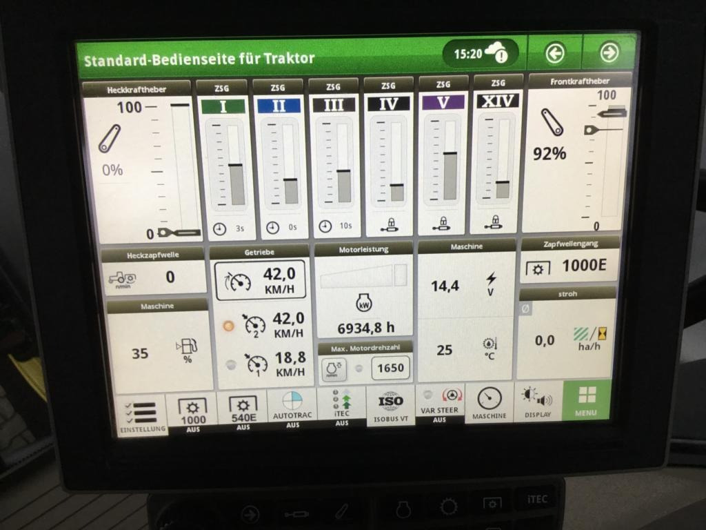 Traktor John Deere 6250R: 17 kép. Traktor John Deere 6250R: 17 kép.