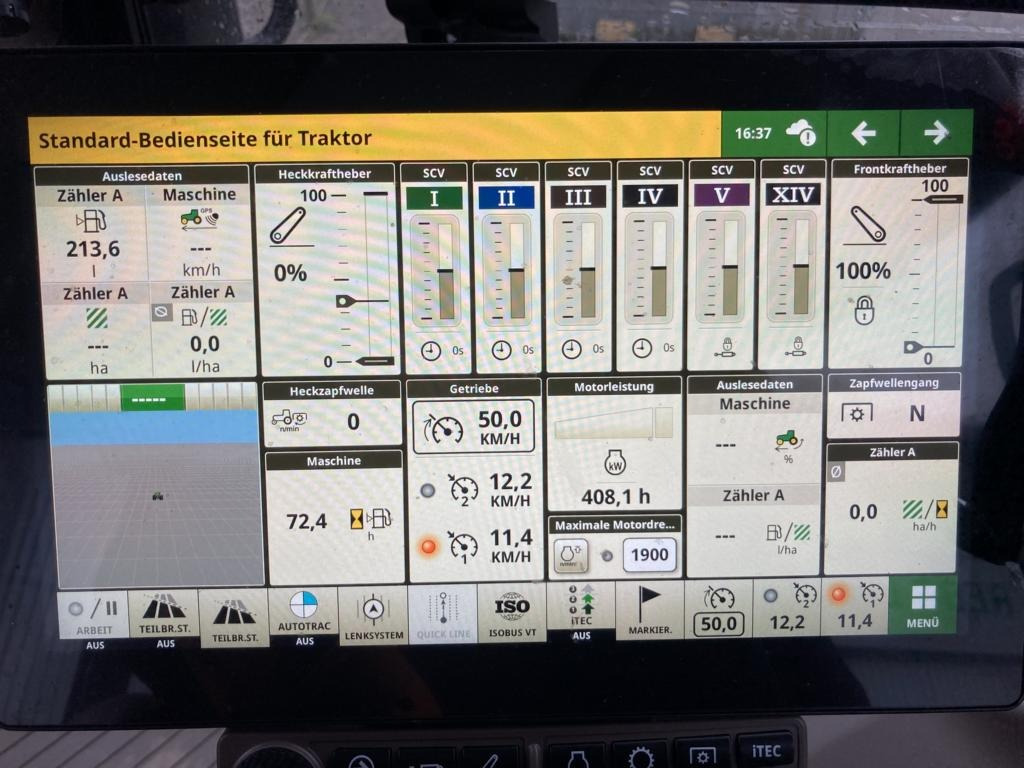 Traktor John Deere 6R250: 9 kép. Traktor John Deere 6R250: 9 kép.