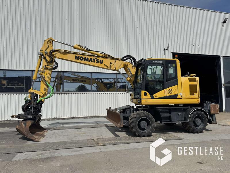 Komatsu PW148-11 - Gumikerekes kotró: 1 kép. Komatsu PW148-11 - Gumikerekes kotró: 1 kép.