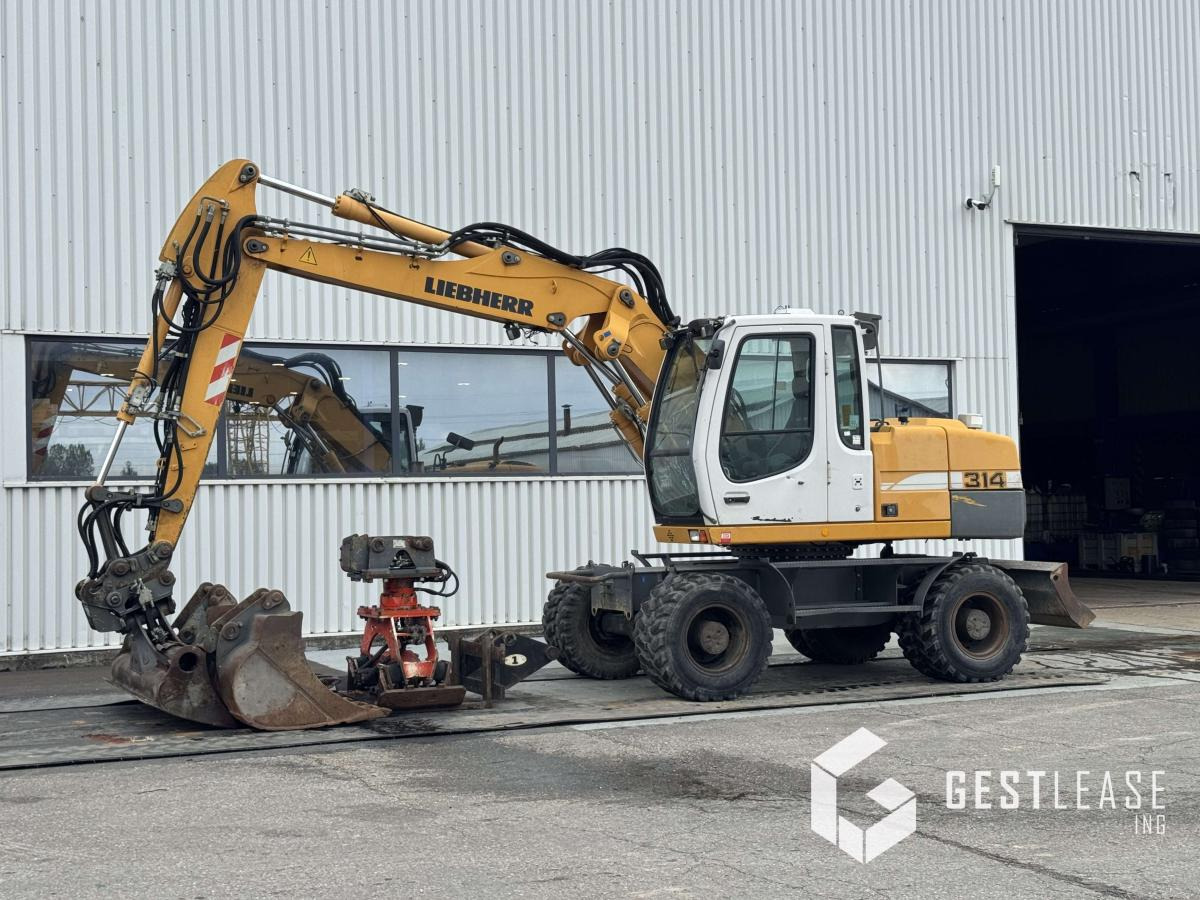 Gumikerekes kotró Liebherr A314 Litronic: 1 kép.