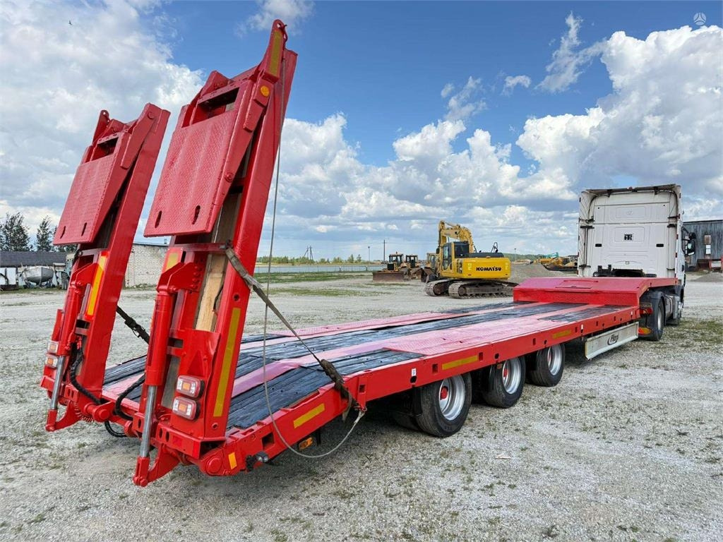 Fliegl SDS 470 T - Félpótkocsi mélybölcsős: 4 kép. Fliegl SDS 470 T - Félpótkocsi mélybölcsős: 4 kép.