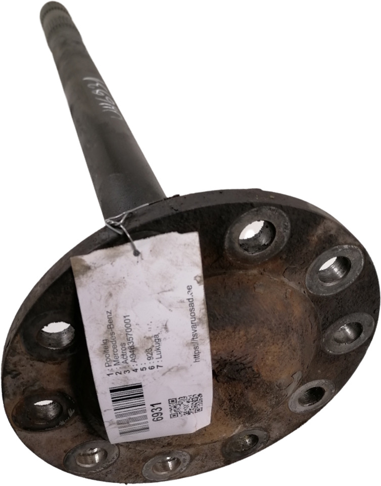 Mercedes-Benz Drive shaft A9463570001 - Féltengely - Teherautó: 3 kép. Mercedes-Benz Drive shaft A9463570001 - Féltengely - Teherautó: 3 kép.