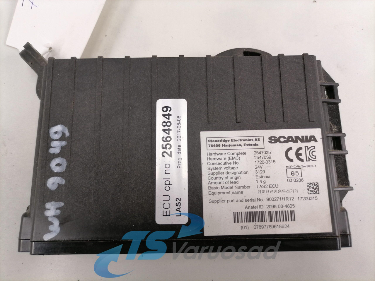 Scania Ecu, LAS 2564849 - ECU - Teherautó: 3 kép. Scania Ecu, LAS 2564849 - ECU - Teherautó: 3 kép.