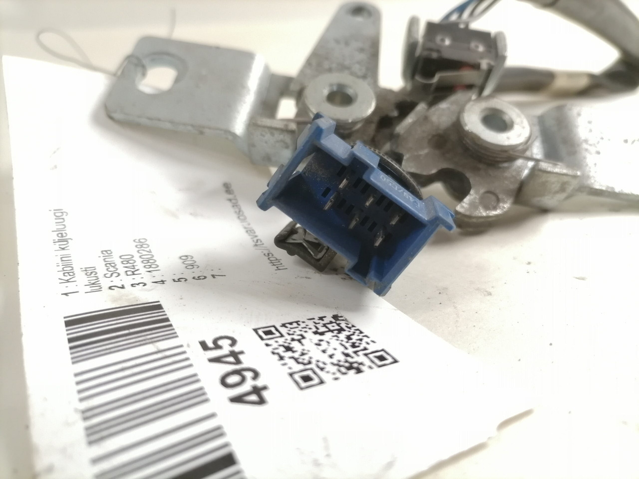 Scania Kabiini küljeluugi lukusti 1880286 - Univerzális alkatrész - Teherautó: 2 kép. Scania Kabiini küljeluugi lukusti 1880286 - Univerzális alkatrész - Teherautó: 2 kép.