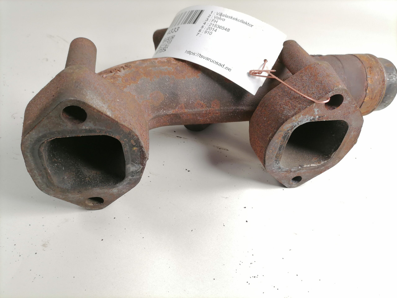 Volvo Exhaust mainfold 21536548 - Kipufogó leömlő - Teherautó: 4 kép. Volvo Exhaust mainfold 21536548 - Kipufogó leömlő - Teherautó: 4 kép.