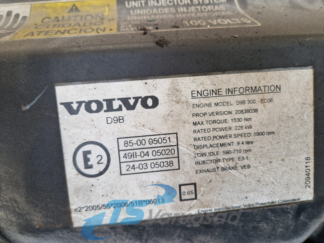 Volvo Volvo mootor D9B300 D9B300 - Motor - Teherautó: 3 kép. Volvo Volvo mootor D9B300 D9B300 - Motor - Teherautó: 3 kép.