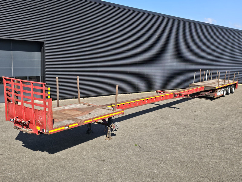 Broshuis 3AOU 48 / 2 x EXTENDABLE / 28.8 mtr / 3 X STEERING AXLE - Platós félpótkocsi: 1 kép. Broshuis 3AOU 48 / 2 x EXTENDABLE / 28.8 mtr / 3 X STEERING AXLE - Platós félpótkocsi: 1 kép.