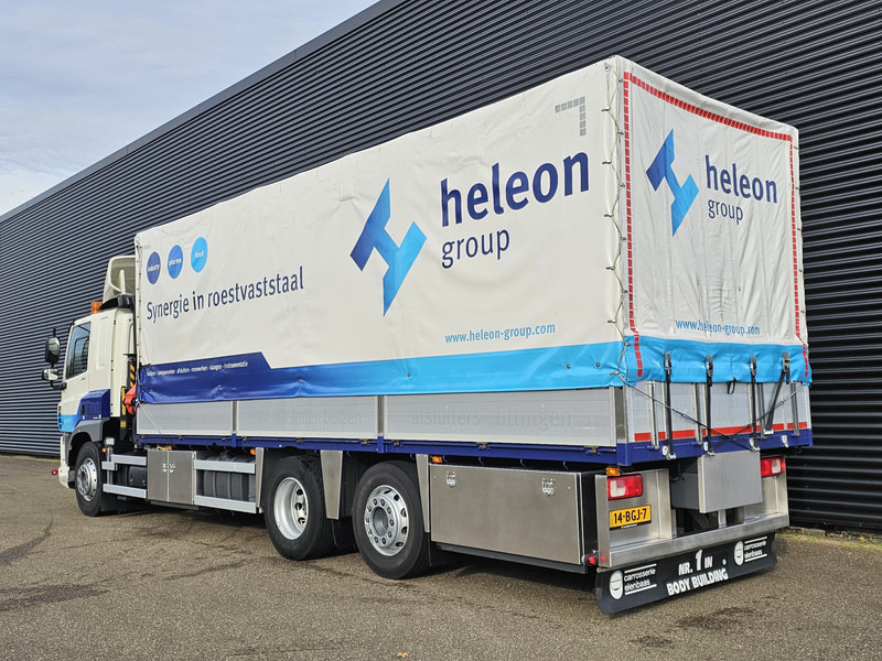 DAF CF 330 6x2 / PALFINGER CRANE / KRAN / CURTAIN - Darus autó: 5 kép. DAF CF 330 6x2 / PALFINGER CRANE / KRAN / CURTAIN - Darus autó: 5 kép.