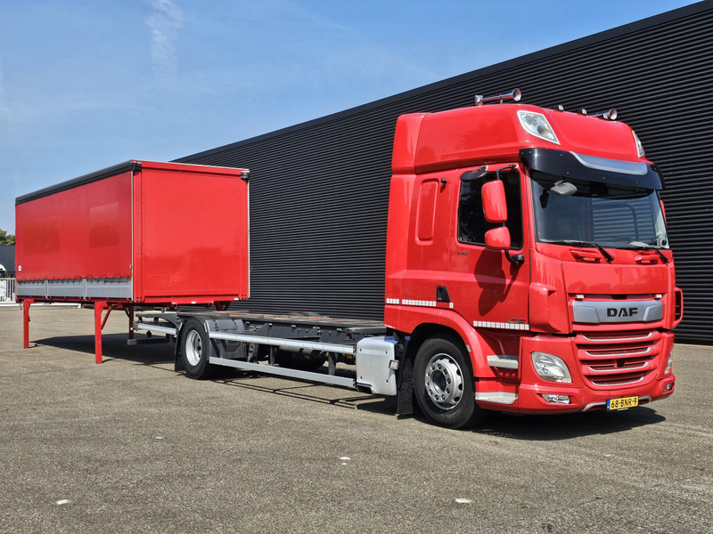 DAF CF 340 SPACECAB / 2 X BDF LAADBAK - Ponyvás teherautó: 4 kép. DAF CF 340 SPACECAB / 2 X BDF LAADBAK - Ponyvás teherautó: 4 kép.