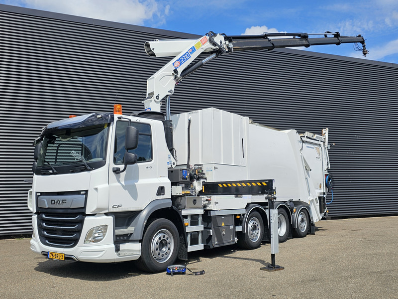 DAF CF 410 8X2/6 FAUN / BEKKER LAGRAM 16m3 / WAS INSTALLATIE - Szemetesautó: 1 kép. DAF CF 410 8X2/6 FAUN / BEKKER LAGRAM 16m3 / WAS INSTALLATIE - Szemetesautó: 1 kép.