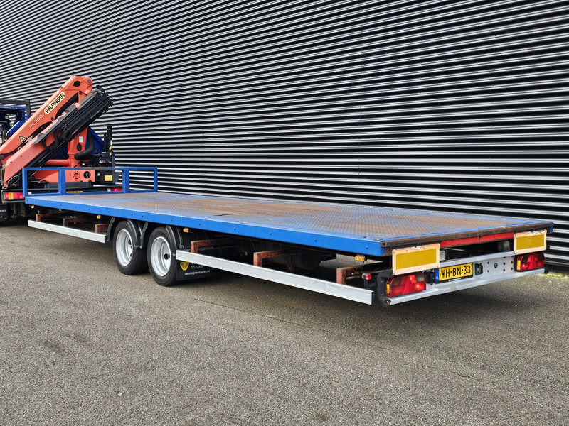 Platós teherautó, Darus autó DAF CF 75.310 / TRAILER + PALFINGER CRANE/KRAN: 17 kép.