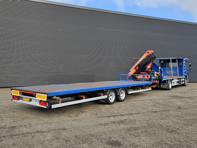 Platós teherautó, Darus autó DAF CF 75.310 / TRAILER + PALFINGER CRANE/KRAN: 10 kép.