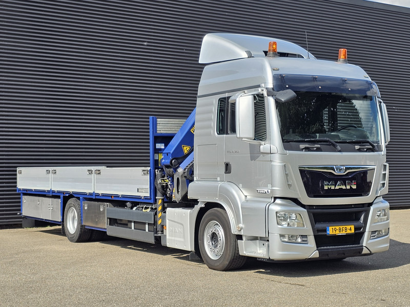 Platós teherautó, Darus autó MAN TGS 18.360 4x2 PALFINGER 27 t/m CRANE / KRAN: 9 kép.