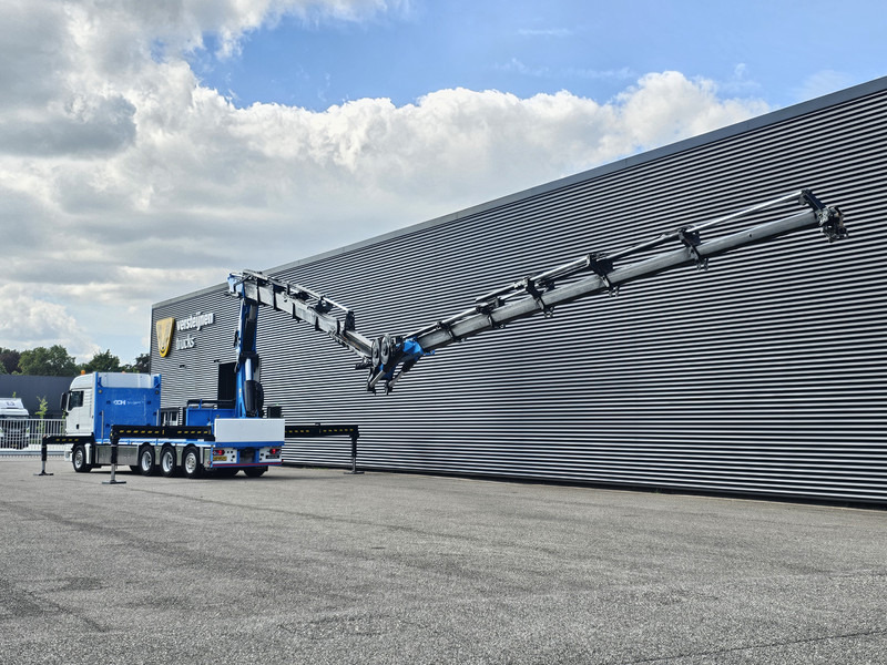 MAN TGX 35.480 8x4-4 / HMF 85 t/m + JIB / WINCH - Darus autó: 3 kép. MAN TGX 35.480 8x4-4 / HMF 85 t/m + JIB / WINCH - Darus autó: 3 kép.