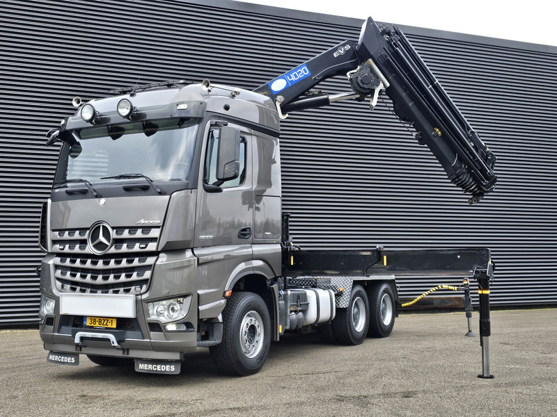 Mercedes-Benz Arocs 2658 6x4 / HMF 40 t/m - 21.3 mtr / WINCH - Nyergesvontató: 4 kép. Mercedes-Benz Arocs 2658 6x4 / HMF 40 t/m - 21.3 mtr / WINCH - Nyergesvontató: 4 kép.