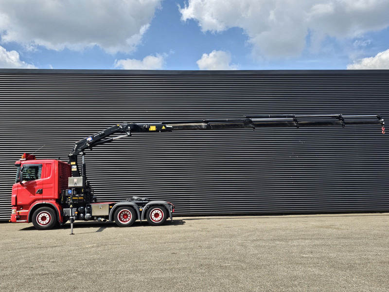 Scania G 440 A 6X2*4 / HMF 24 t/m CRANE / KRAN - Nyergesvontató: 3 kép. Scania G 440 A 6X2*4 / HMF 24 t/m CRANE / KRAN - Nyergesvontató: 3 kép.