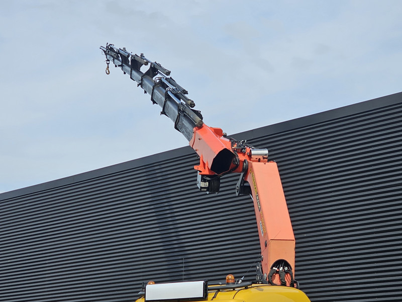 Scania G400 6x2 / PALFINGER PK 60002 / WINCH / BALLAST - Platós teherautó, Darus autó: 2 kép. Scania G400 6x2 / PALFINGER PK 60002 / WINCH / BALLAST - Platós teherautó, Darus autó: 2 kép.