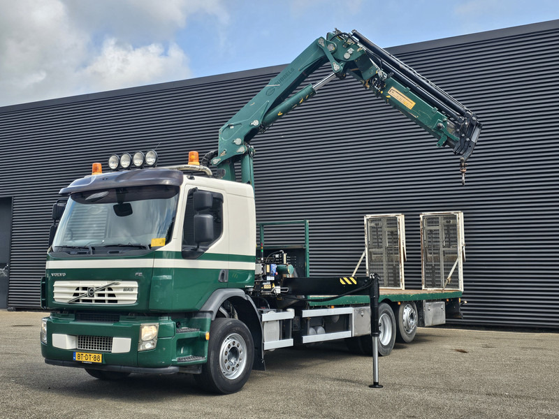 Volvo FE 320 6X2R / 22 t/m KRAN / CRANE / OPRIJ / MACHINE TRANSPORT - Darus autó: 4 kép. Volvo FE 320 6X2R / 22 t/m KRAN / CRANE / OPRIJ / MACHINE TRANSPORT - Darus autó: 4 kép.