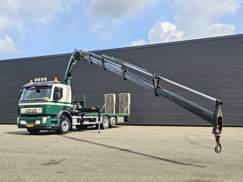 Volvo FE 320 6X2R / 22 t/m KRAN / CRANE / OPRIJ / MACHINE TRANSPORT - Darus autó: 3 kép. Volvo FE 320 6X2R / 22 t/m KRAN / CRANE / OPRIJ / MACHINE TRANSPORT - Darus autó: 3 kép.