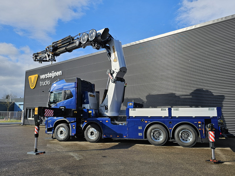 Volvo FH 16.550 / ERKIN 172TM CRANE / JIB / WINCH - Platós teherautó, Darus autó: 4 kép. Volvo FH 16.550 / ERKIN 172TM CRANE / JIB / WINCH - Platós teherautó, Darus autó: 4 kép.