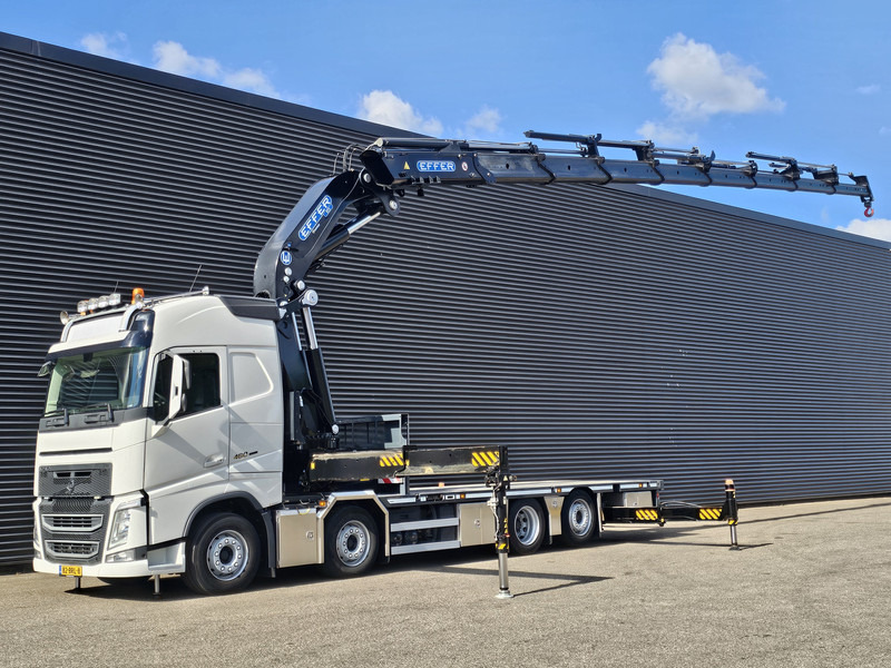 Volvo FH 460 8x2-6 / EFFER 955/8S / NL TRUCK - Platós teherautó, Darus autó: 1 kép. Volvo FH 460 8x2-6 / EFFER 955/8S / NL TRUCK - Platós teherautó, Darus autó: 1 kép.