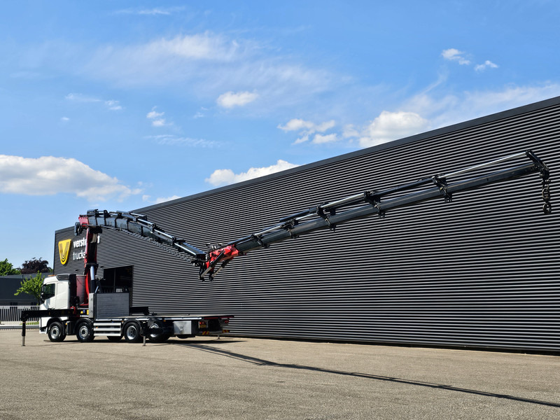 Volvo FH 540 8x2/6 / 85 t/m CRANE + JIB / KRAN / RETARDER - Platós teherautó, Darus autó: 5 kép. Volvo FH 540 8x2/6 / 85 t/m CRANE + JIB / KRAN / RETARDER - Platós teherautó, Darus autó: 5 kép.