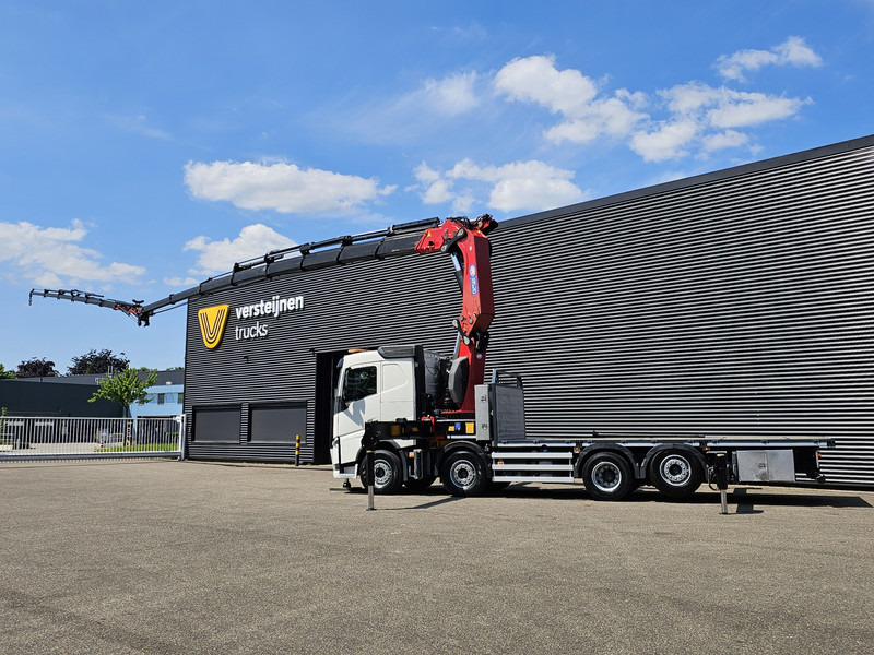 Volvo FH 540 8x2/6 / 85 t/m CRANE + JIB / KRAN / RETARDER - Platós teherautó, Darus autó: 3 kép. Volvo FH 540 8x2/6 / 85 t/m CRANE + JIB / KRAN / RETARDER - Platós teherautó, Darus autó: 3 kép.