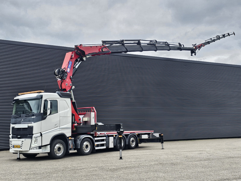 Volvo FH 540 8x2 / 85 t/m CRANE / JIB / WINCH / KRAN - Platós teherautó, Darus autó: 1 kép. Volvo FH 540 8x2 / 85 t/m CRANE / JIB / WINCH / KRAN - Platós teherautó, Darus autó: 1 kép.