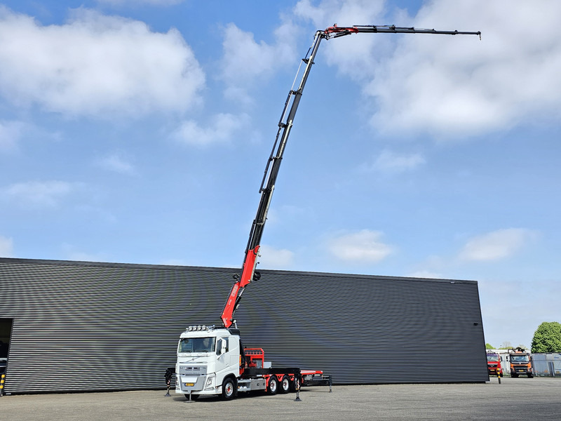 Volvo FH 540 8x4-4 / FASSI 71 t/m CRANE + JIB WINCH / KRAN / GRUA - Platós teherautó, Darus autó: 4 kép. Volvo FH 540 8x4-4 / FASSI 71 t/m CRANE + JIB WINCH / KRAN / GRUA - Platós teherautó, Darus autó: 4 kép.