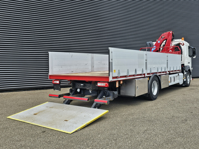 Platós teherautó, Darus autó Volvo FM 330 4x2 / EFFER 12.5 t/m CRANE / KRAN: 8 kép.