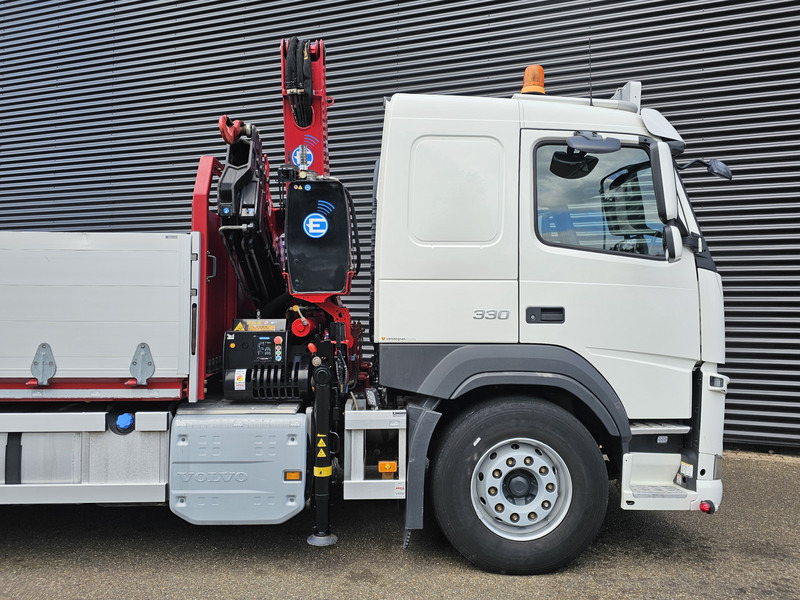 Platós teherautó, Darus autó Volvo FM 330 4x2 / EFFER 12.5 t/m CRANE / KRAN: 12 kép.