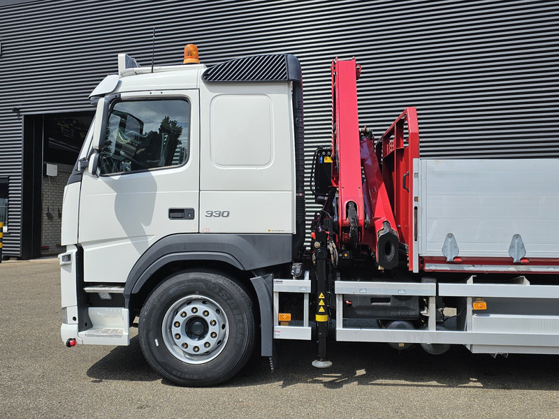 Platós teherautó, Darus autó Volvo FM 330 4x2 / EFFER 12.5 t/m CRANE / KRAN: 10 kép.