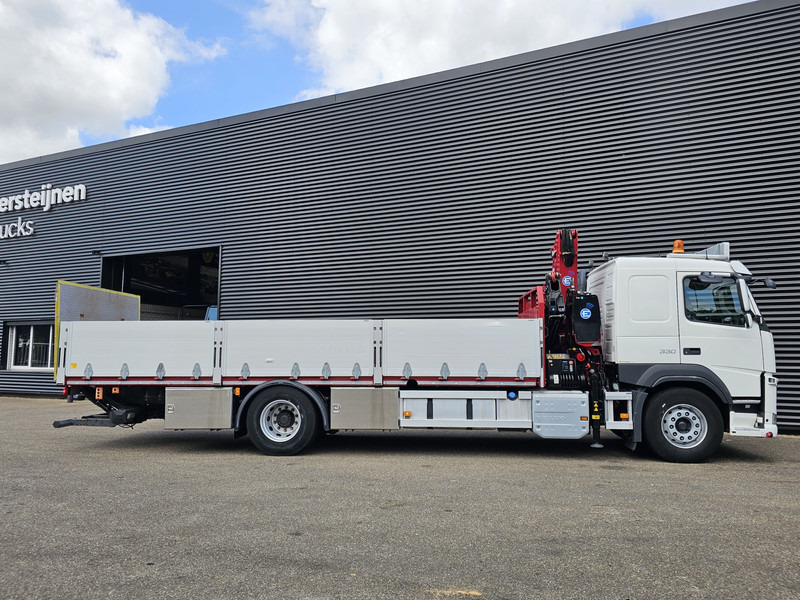 Platós teherautó, Darus autó Volvo FM 330 4x2 / EFFER 12.5 t/m CRANE / KRAN: 14 kép.