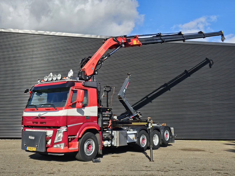 Volvo FM 420 8x2 / HIAB HOOKLIFT + 30 t/m CRANE - KRAN - Darus autó: 1 kép. Volvo FM 420 8x2 / HIAB HOOKLIFT + 30 t/m CRANE - KRAN - Darus autó: 1 kép.
