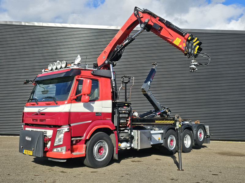 Volvo FM 420 8x2 / HIAB HOOKLIFT + 30 t/m CRANE - KRAN - Darus autó: 4 kép. Volvo FM 420 8x2 / HIAB HOOKLIFT + 30 t/m CRANE - KRAN - Darus autó: 4 kép.