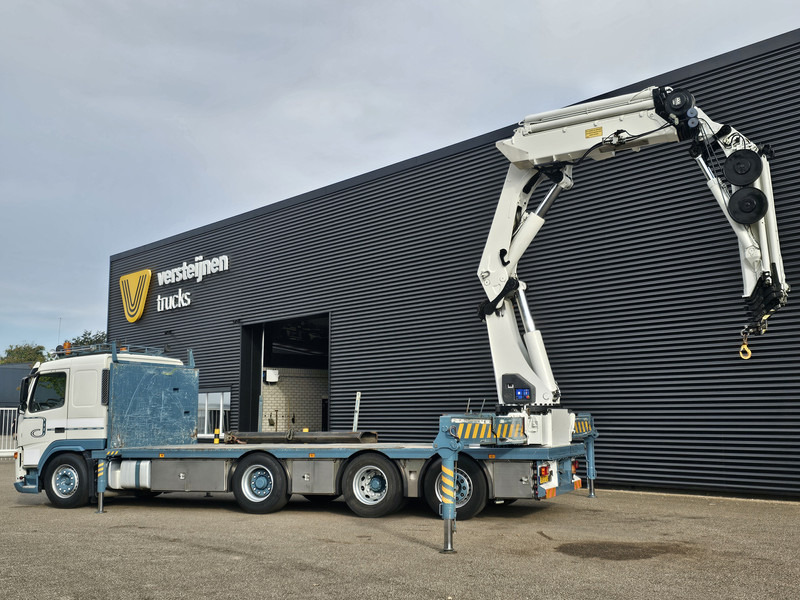 Volvo FM 420 8x2 / HMF 55 t/m CRANE + JIB - Platós teherautó, Darus autó: 2 kép. Volvo FM 420 8x2 / HMF 55 t/m CRANE + JIB - Platós teherautó, Darus autó: 2 kép.