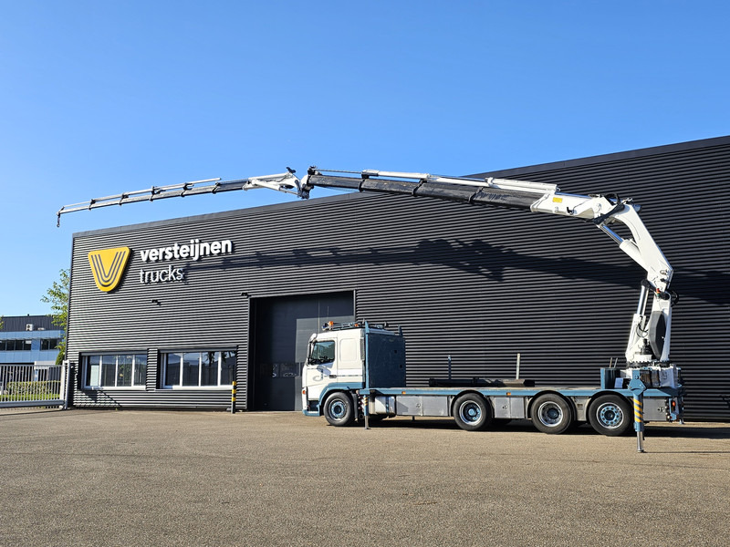 Volvo FM 420 8x2 / HMF 55 t/m CRANE + JIB - Platós teherautó, Darus autó: 4 kép. Volvo FM 420 8x2 / HMF 55 t/m CRANE + JIB - Platós teherautó, Darus autó: 4 kép.